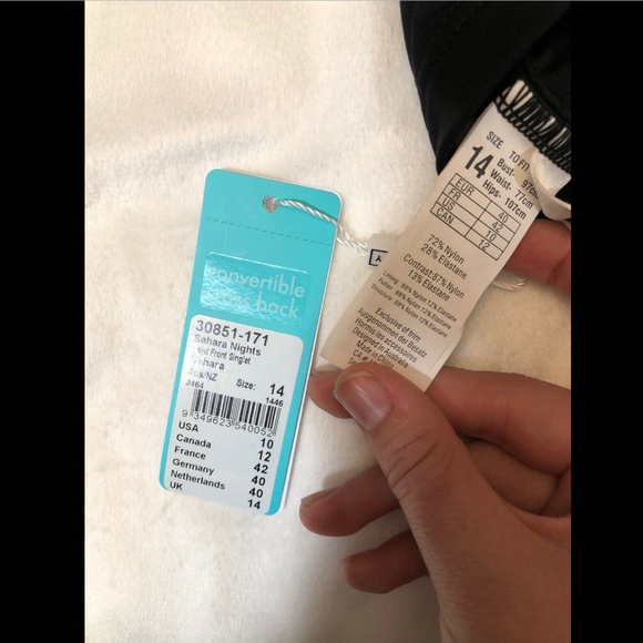 NWT Seafolly Sahara Twist Front Tankini swim top - Picture 7 of 8